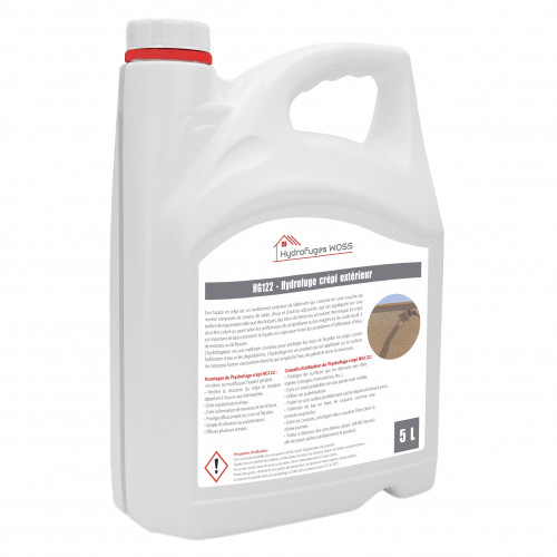 HG122 - Hydrofuge crépi extérieur 5 litres