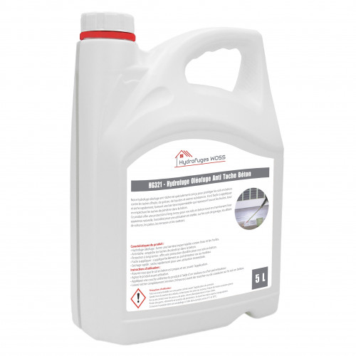 HG321 - Hydrofuge Oleofuge Anti Tache Béton - 15 litres