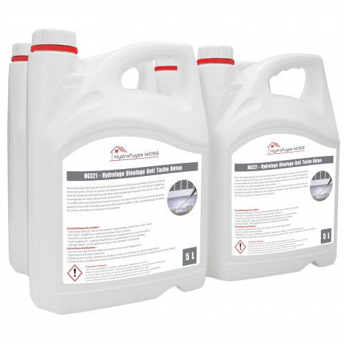 HG321 - Hydrofuge Oleofuge Anti Tache Béton 20L