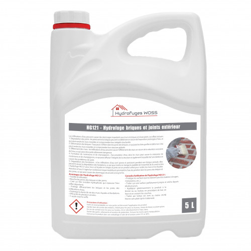 HG121 - Hydrofuge briques et joints exterieurs 5 litres
