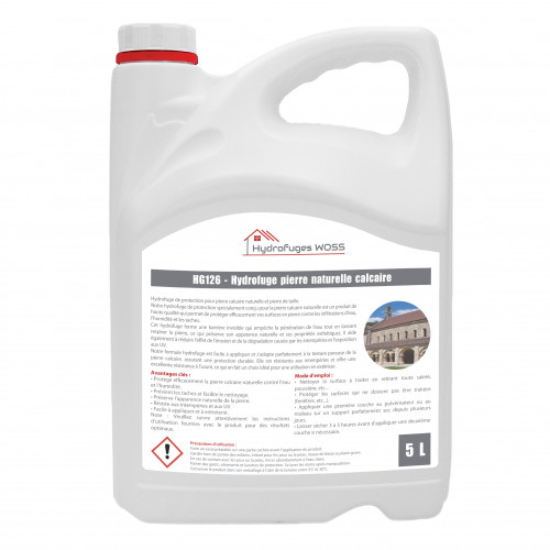 HG126 - Hydrofuge pierre naturelle calcaire - 5 litres