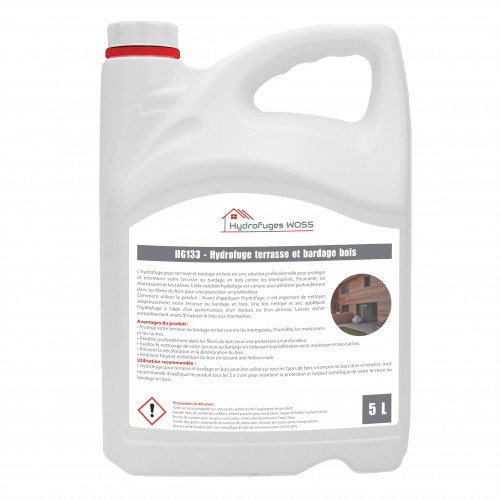 HG133 - Hydrofuge terrasse et bardage bois - 15 litres