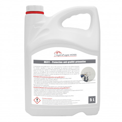 HG311 - Protection anti-graffiti préventive - 15 litres